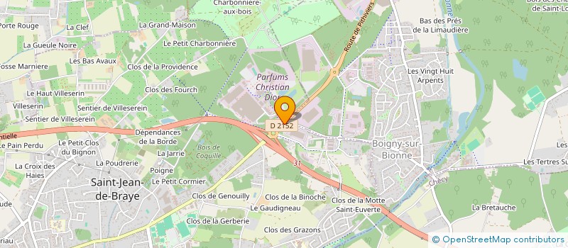 localisation de l'entreprise YLLEO à SAINT-JEAN-DE-BRAYE