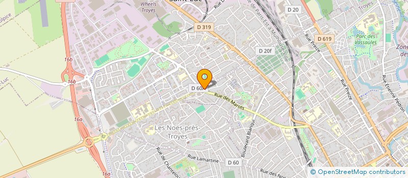 localisation de l'entreprise YLLIDIS à TROYES