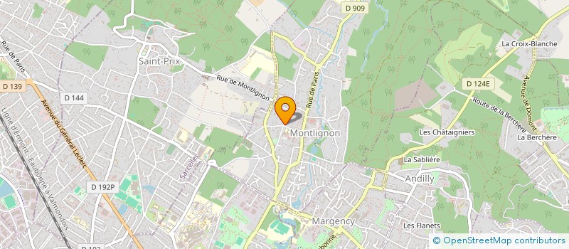 localisation de l'entreprise YLLIS à MONTLIGNON