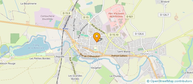 localisation de l'entreprise YLLRENOULT à BROU