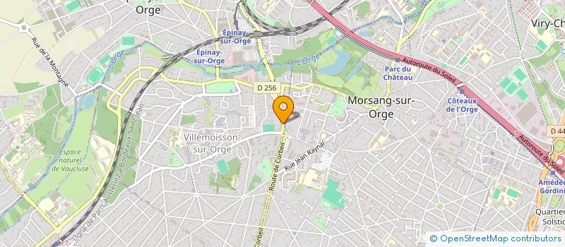 localisation de l'entreprise YLLUS PRIVATE DRIVER à VILLEMOISSON-SUR-ORGE