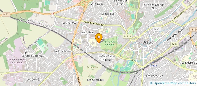 localisation de l'entreprise YLM à DREUX