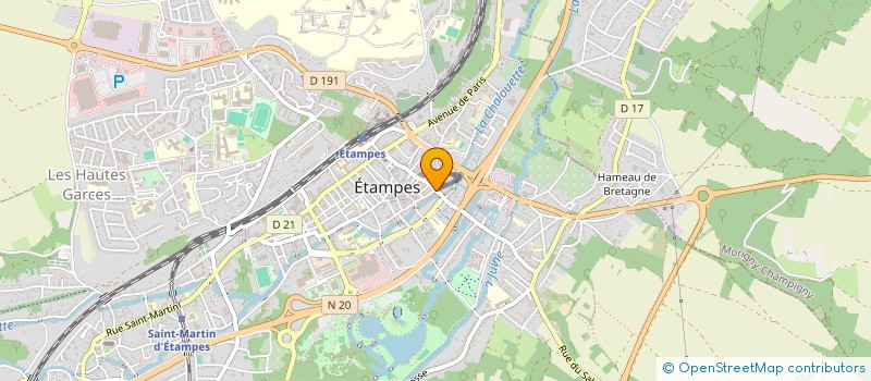 localisation de l'entreprise YLMJ à ETAMPES