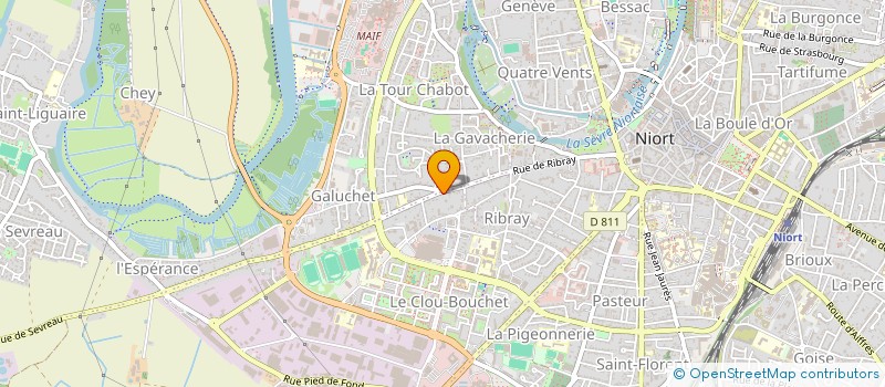 localisation de l'entreprise YLOC  NIORT