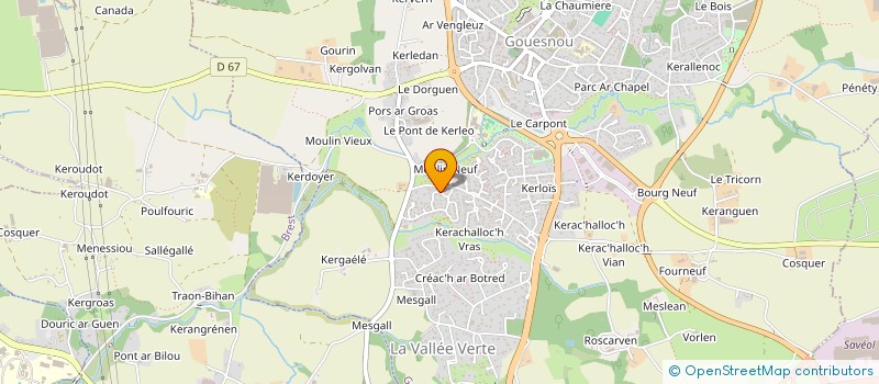 localisation de l'entreprise YLONA FORM  GOUESNOU