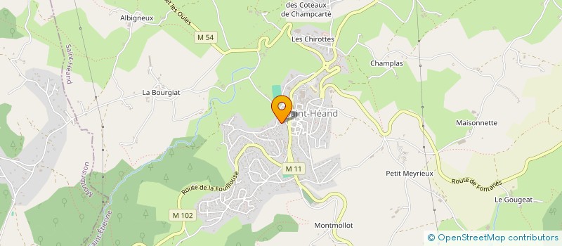 localisation de l'entreprise YLPAF  SAINT-HEAND