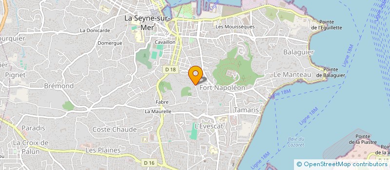 localisation de l'entreprise YLRAJA à LA SEYNE-SUR-MER