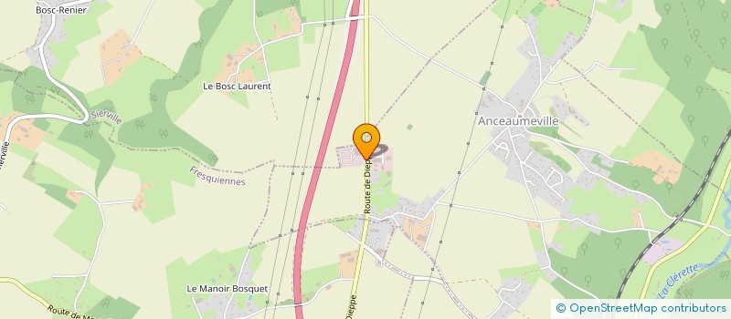 localisation de l'entreprise YLS SERVICES à SAINT-ROMAIN-DE-COLBOSC