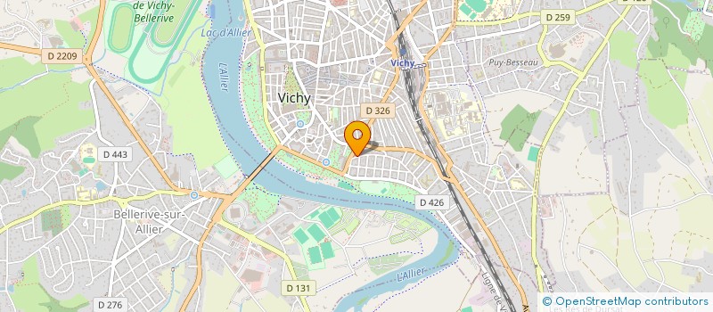 localisation de l'entreprise YLSG à VICHY