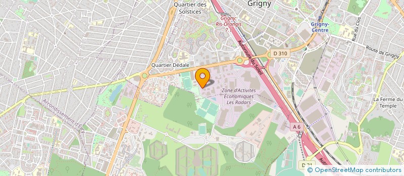 localisation de l'entreprise YLUX CTR à GRIGNY