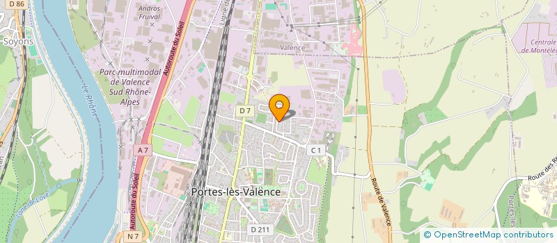 localisation de l'entreprise YLYA  PORTES-LES-VALENCE