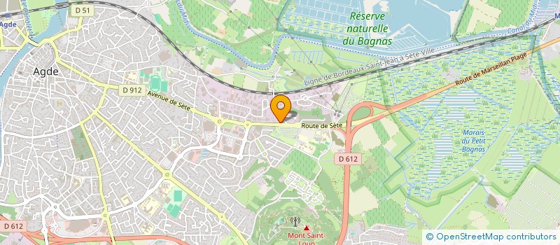 localisation de l'entreprise YM  AGDE