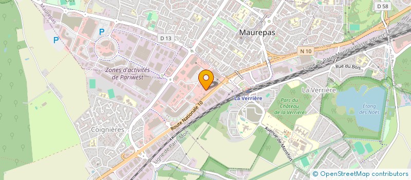 localisation de l'entreprise YM AUTO à COIGNIERES