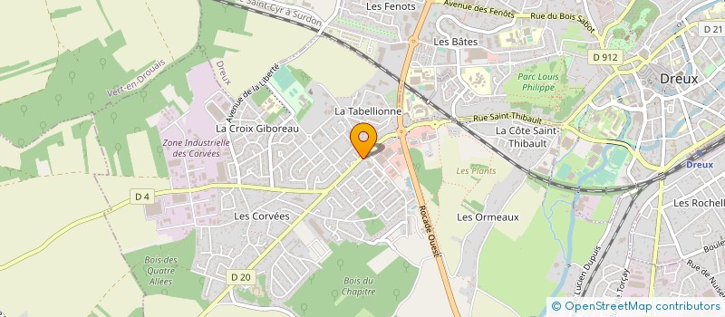 localisation de l'entreprise YM DISTRIBUTIONS à VERNOUILLET