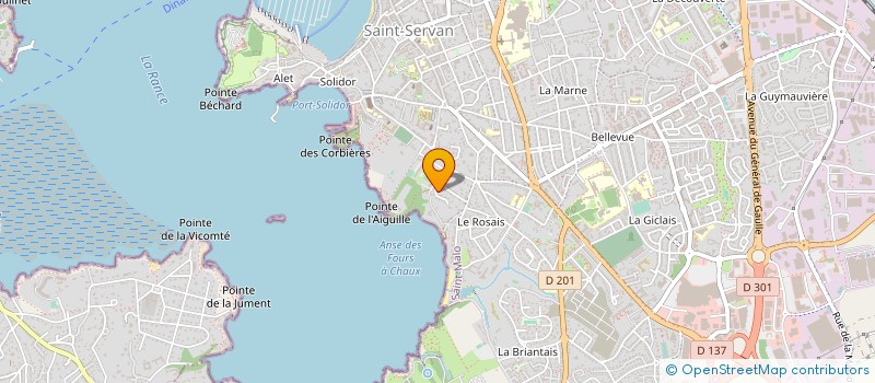 localisation de l'entreprise YM HOLDING  SAINT-MALO