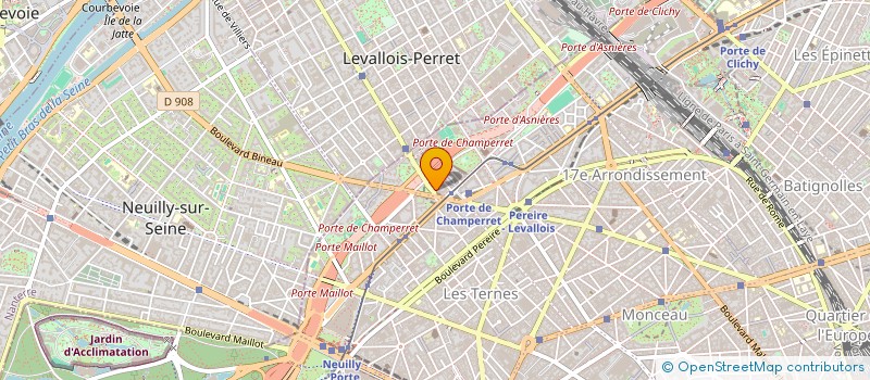 localisation de l'entreprise YM INVEST  PARIS