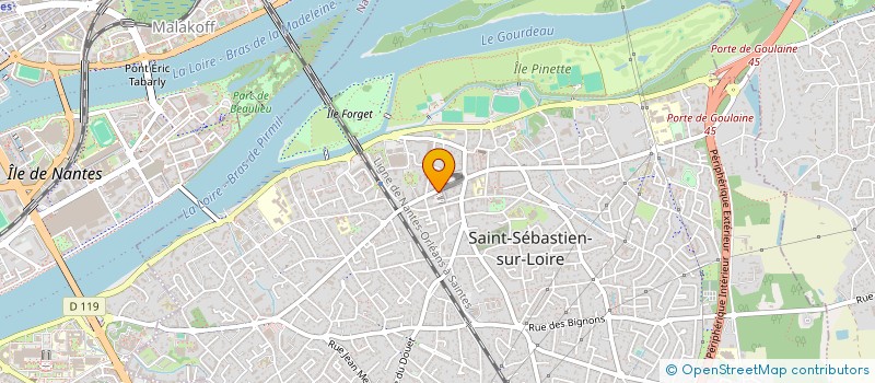 localisation de l'entreprise YM LOCATION  SAINT-SEBASTIEN-SUR-LOIRE