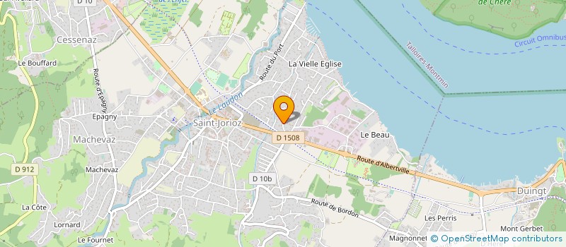 localisation de l'entreprise YM LUMIERE  SAINT-JORIOZ