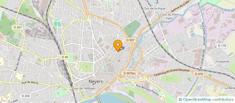 localisation de l'entreprise YM MOKONZI BARBER à NEVERS