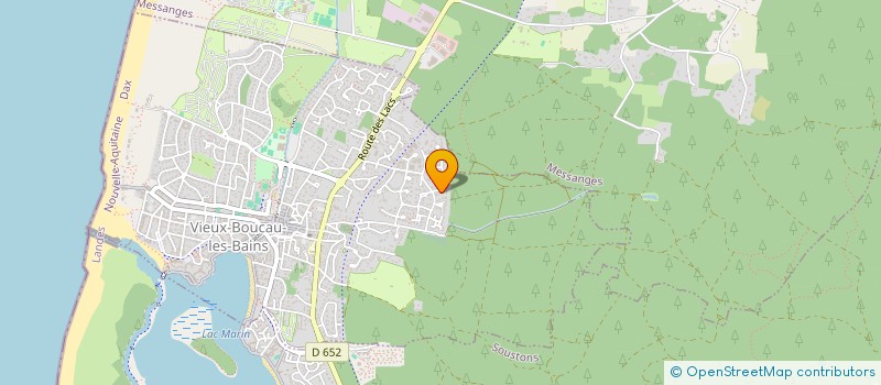 localisation de l'entreprise YM SHOP  VIEUX-BOUCAU-LES-BAINS