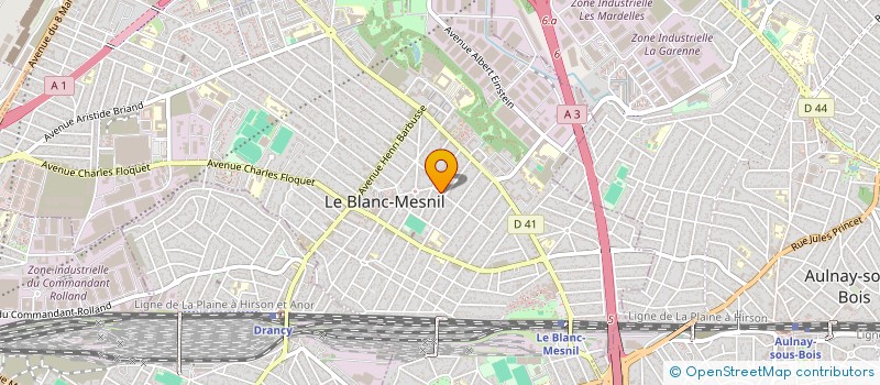 localisation de l'entreprise YM266 à LE BLANC-MESNIL
