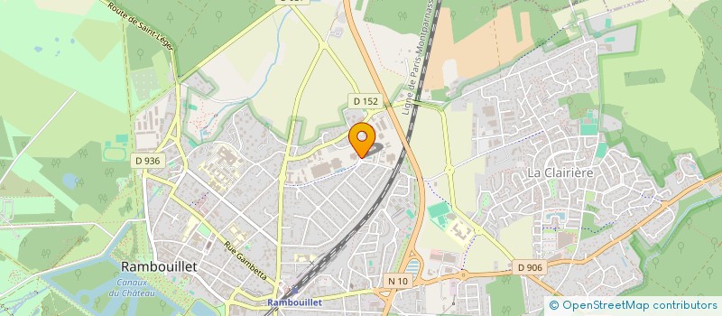 localisation de l'entreprise YM2CL  RAMBOUILLET