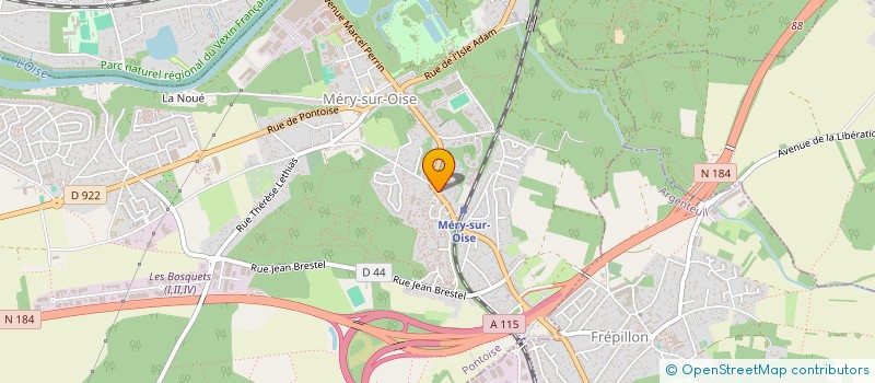 localisation de l'entreprise YMA CHEURFA  MERY-SUR-OISE