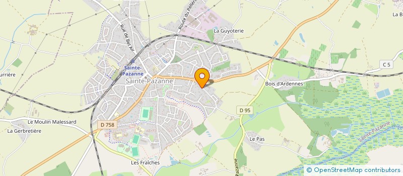 localisation de l'entreprise YMAA  SAINTE-PAZANNE