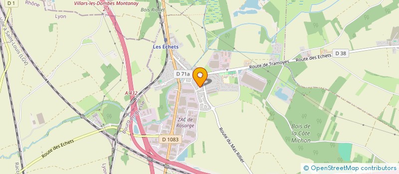 localisation de l'entreprise YMAD à MIRIBEL