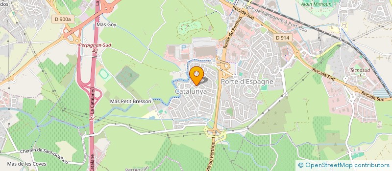 localisation de l'entreprise YMAGINE à PERPIGNAN