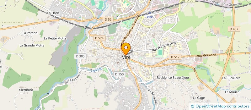 localisation de l'entreprise YMAGINE CONCEPT  VIRE NORMANDIE