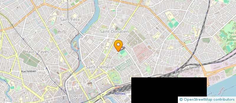 localisation de l'entreprise YMAGO à NANTES