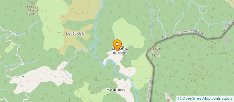 localisation de l'entreprise YMC  ST LAURENT DE CERDANS