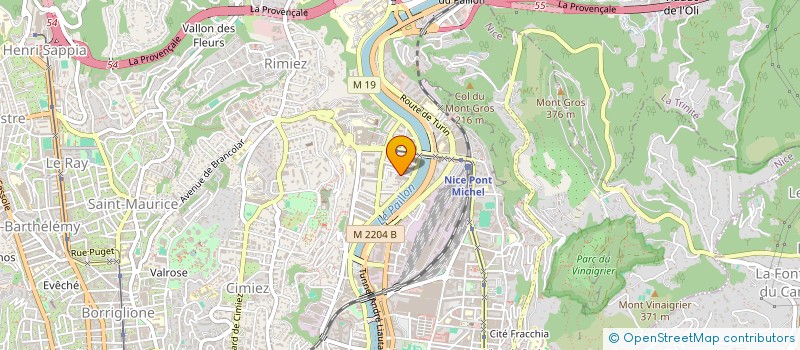 localisation de l'entreprise YMC CARS  NICE