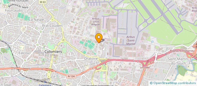 localisation de l'entreprise YMCA FONCIERE OCCITANIE à COLOMIERS
