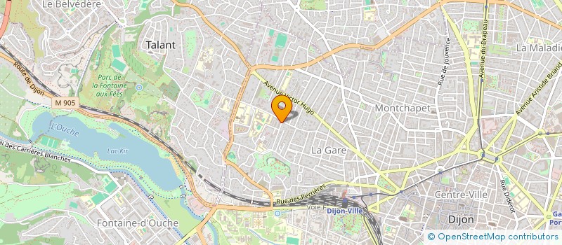 localisation de l'entreprise YMCK à DIJON