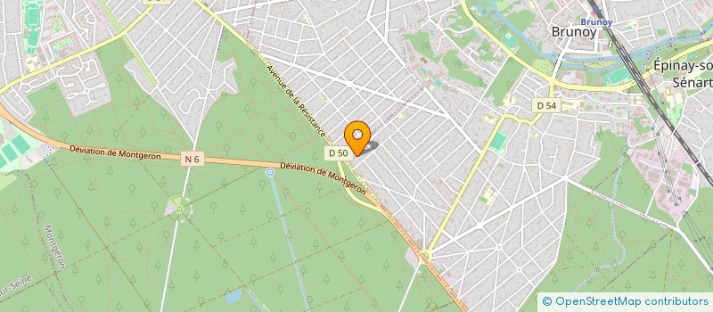 localisation de l'entreprise YMCLEM  BRUNOY