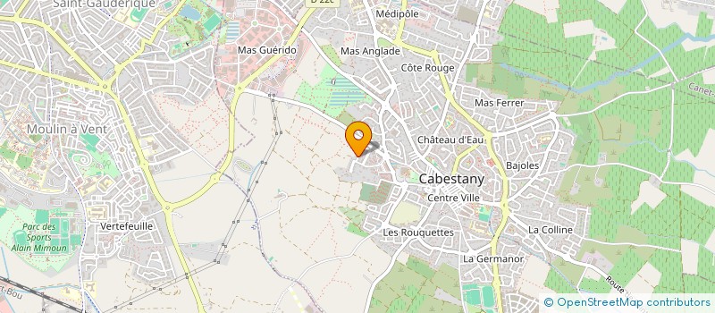 localisation de l'entreprise YMCV  CABESTANY