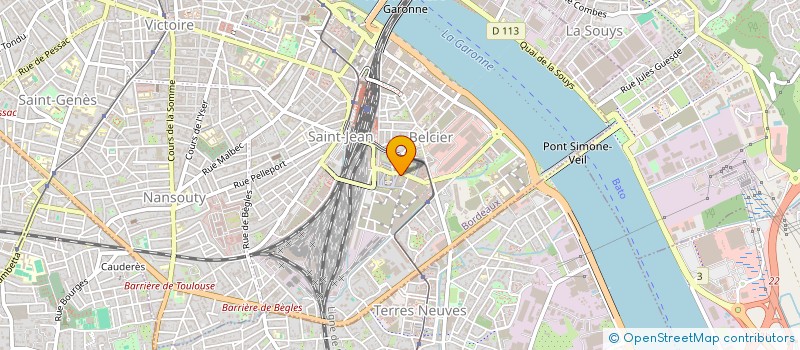 localisation de l'entreprise YMED  BORDEAUX