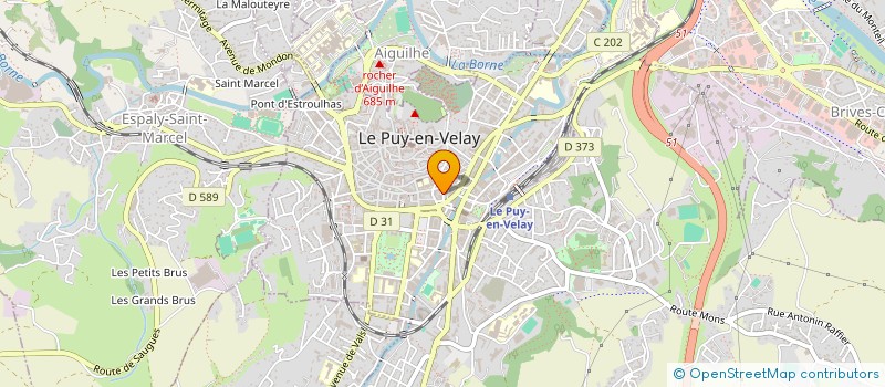 localisation de l'entreprise YMEDIA  LE PUY-EN-VELAY
