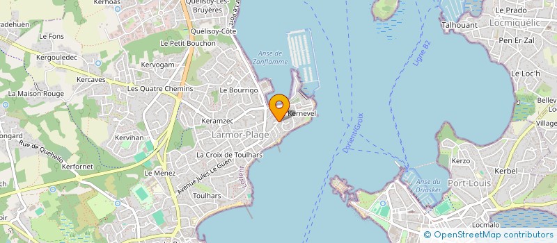 localisation de l'entreprise YMF à VANNES