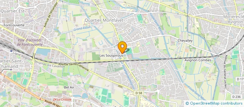 localisation de l'entreprise YMG DEVELOPPEMENT  AVIGNON