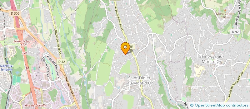 localisation de l'entreprise YMHOLD  SAINT-DIDIER-AU-MONT-D'OR