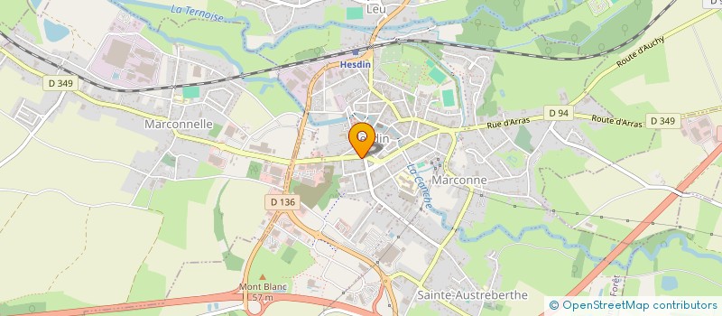 localisation de l'entreprise YMIFER à HESDIN
