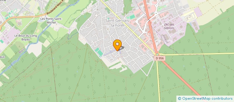 localisation de l'entreprise YMIM  SAINT-GERVAIS-LA-FORET