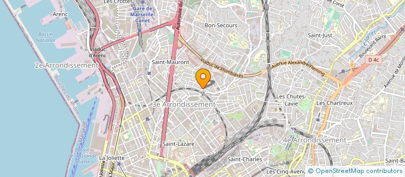 localisation de l'entreprise YMIS RENOV'AMENAGEMENT à MARSEILLE