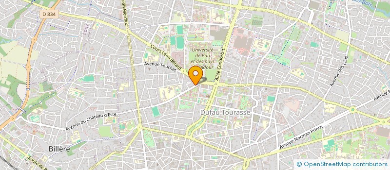 localisation de l'entreprise YMJ à PAU