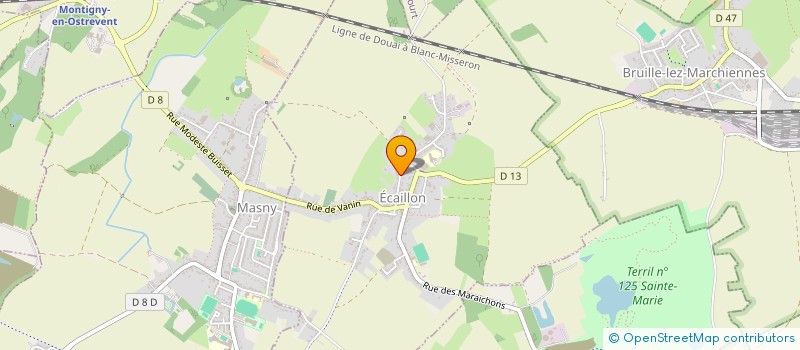 localisation de l'entreprise YMJ  ECAILLON