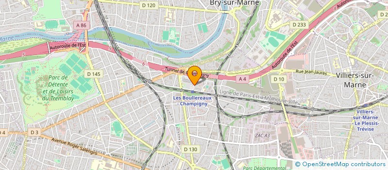 localisation de l'entreprise YMJ DRIVER à CHAMPIGNY-SUR-MARNE