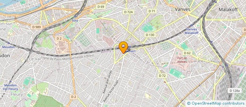 localisation de l'entreprise YMK BIJOUX à CLAMART